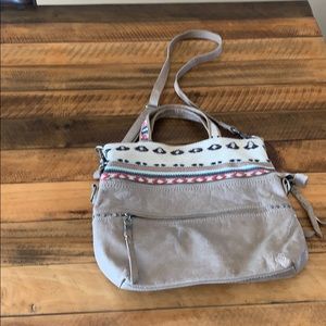 The Sac Crossbody Tan bag with Navjo Top